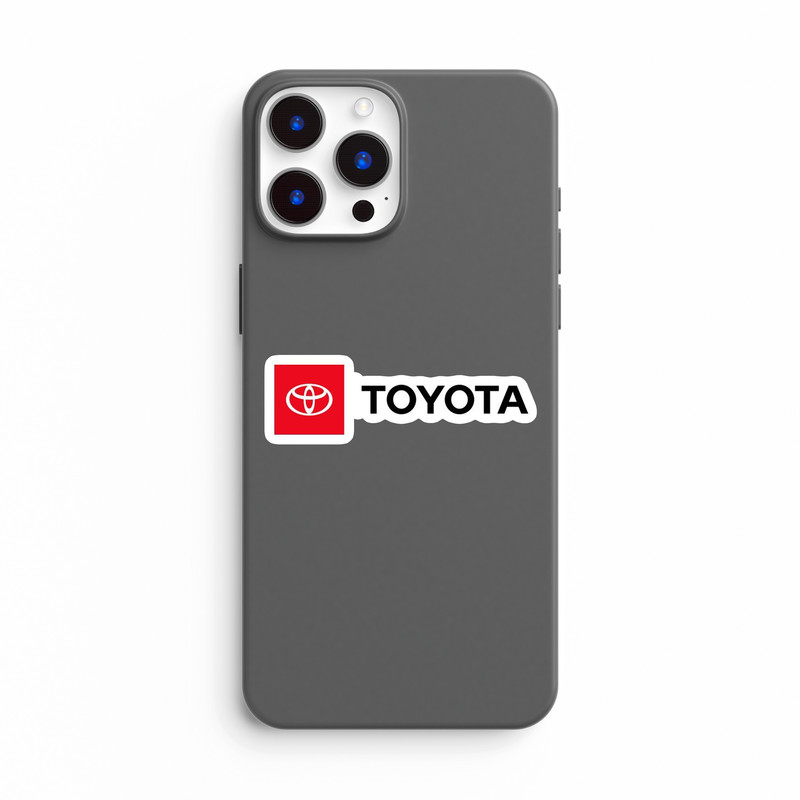 استیکر لپ تاپ و موبایل بووم طرح ماشین مدل Toyota Logo کد AG35