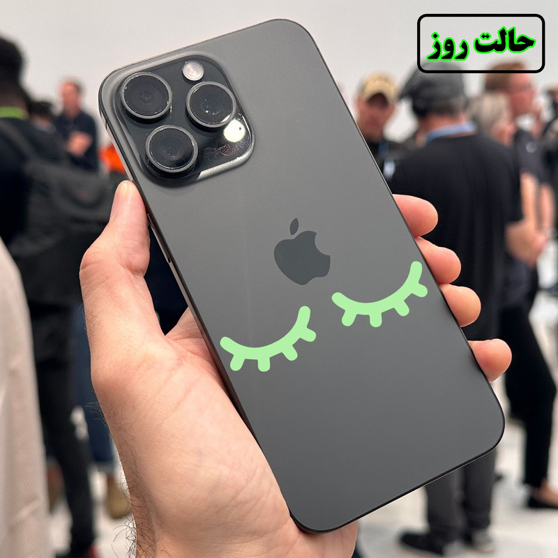 استیکر لپ تاپ مدل شب نما طرح پلک کد CK بسته چهار عددی