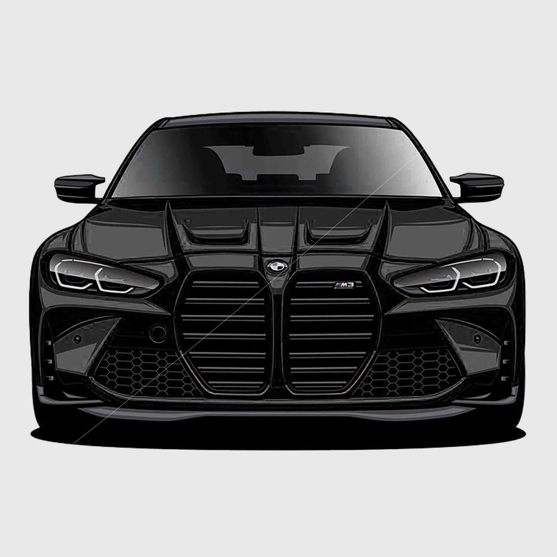 استیکر لپ تاپ طرح ماشین BMW کد 9577