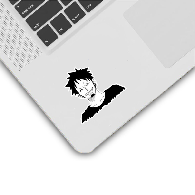 استیکر لپ تاپ و موبایل گوفی طرح انیمه وان پیس مدل Sanji 4 مجموعه 9 عددی