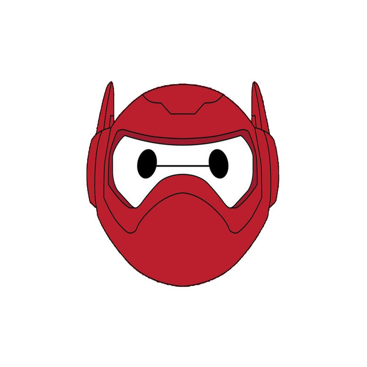 استیکر لپ تاپ و موبایل مدل انیمیشن طرح شش ابر قهرمان بیمکس Big Hero 6 Baymax کد 2705