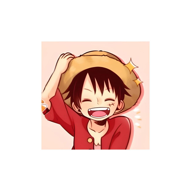 استیکر لپ تاپ و موبایل مدل انیمه طرح وان پیس مانکی دی لوفی one piece Monkey D Luffy کد 6336