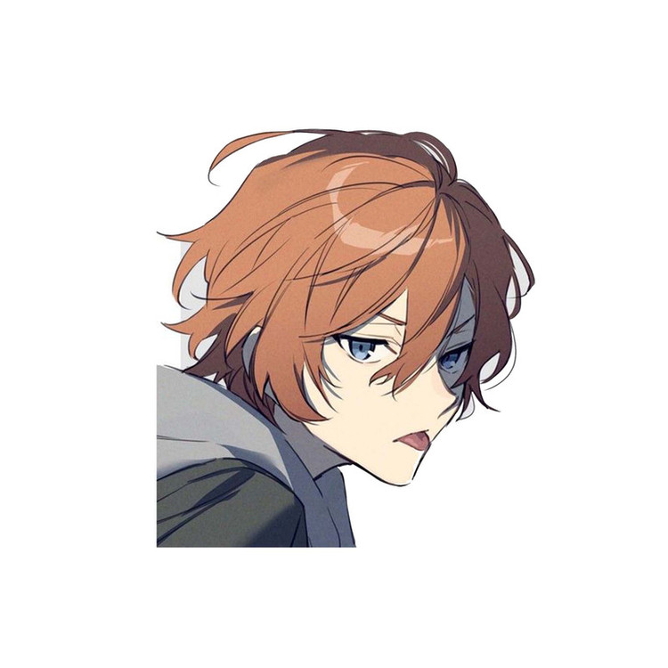 استیکر لپ تاپ و موبایل مدل انیمه طرح سگهای ولگرد بانگو چویا ناکاهارا Bungo Stray Dogs Chuya Nakahara کد 3211