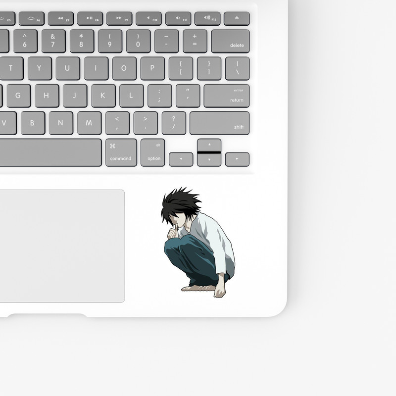 استیکر لپ تاپ و موبایل بووم طرح انیمه Death Note مدل EL کد JD18