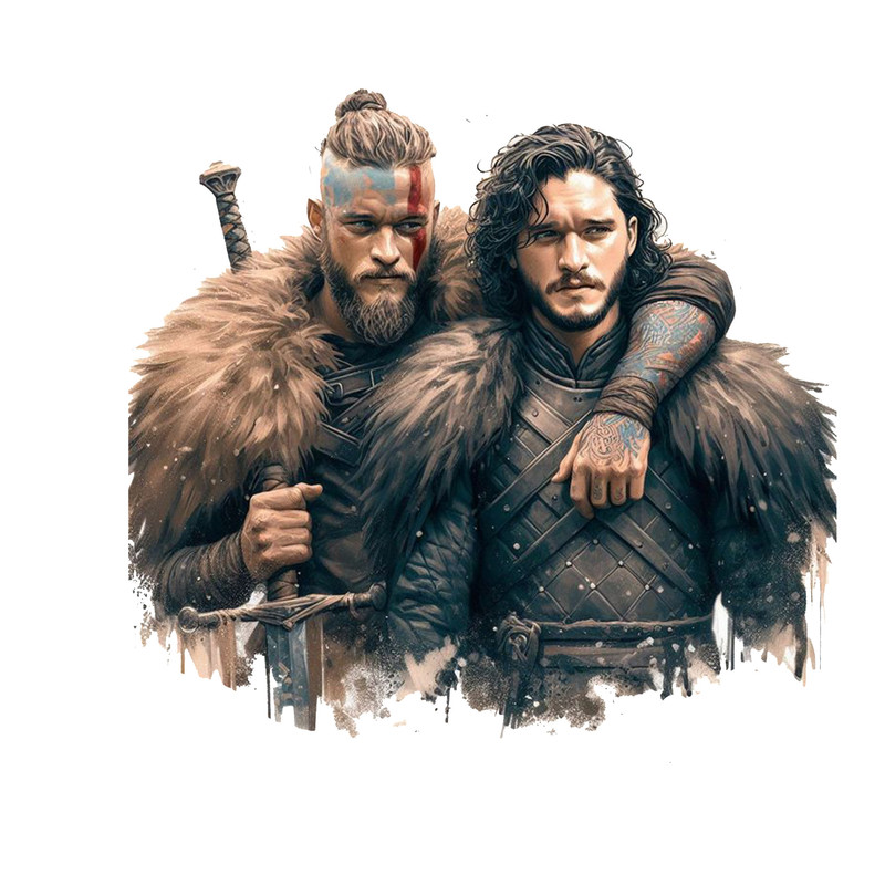 استیکر لپ تاپ و موبایل مدل سریال طرح وایکینگ ها رگنار Vikings Ragnar کد 3564