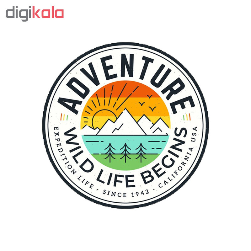 استیکر لپ تاپ طرح Adventure مدل STL599