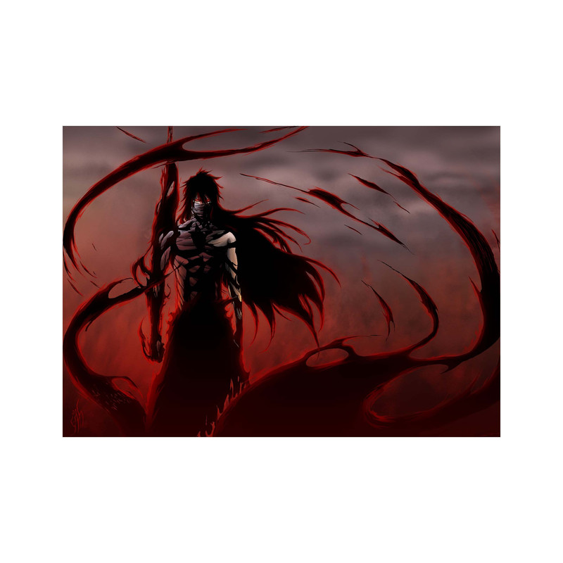 استیکر لپ تاپ و موبایل مدل انیمه طرح Bleach Ichigo Kurosaki کد 2876