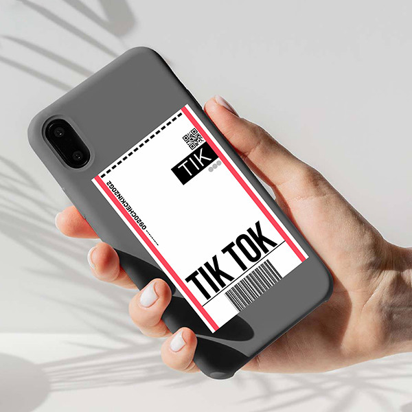 استیکر لپ تاپ مارکت میکس طرح تیکت تیک تاک TikTok ticket کد 1129MMIX