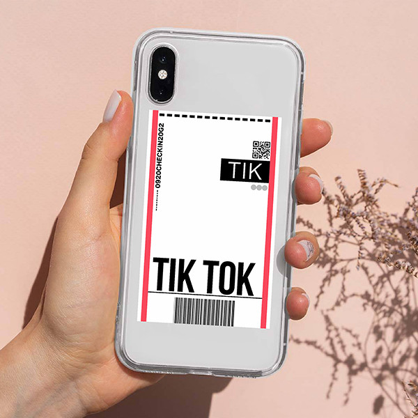 استیکر لپ تاپ مارکت میکس طرح تیکت تیک تاک TikTok ticket کد 1129MMIX