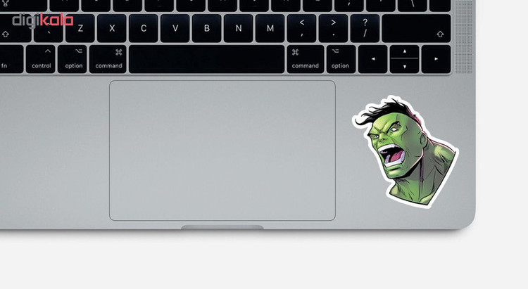 استیکر لپ تاپ طرح hulk مدل marvel38