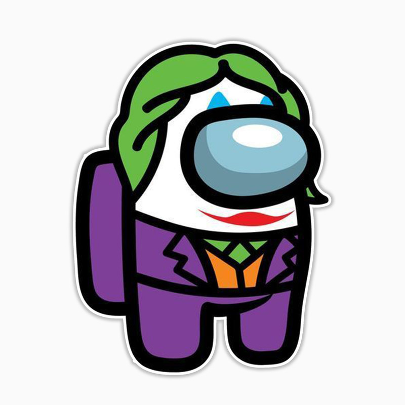 استیکر لپ تاپ و موبایل بووم طرح امانگ آس مدل Joker کد MR18