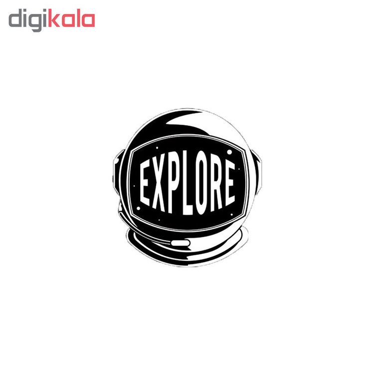 استیکر لپ تاپ طرح Explore کد 198