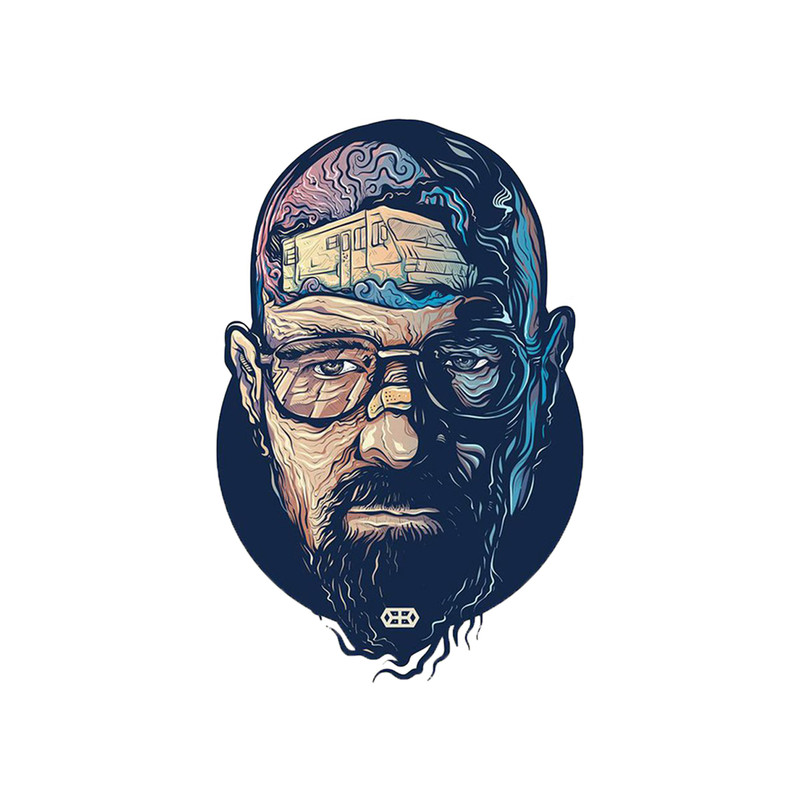 استیکر لپ تاپ طرح Breaking Bad کد 366