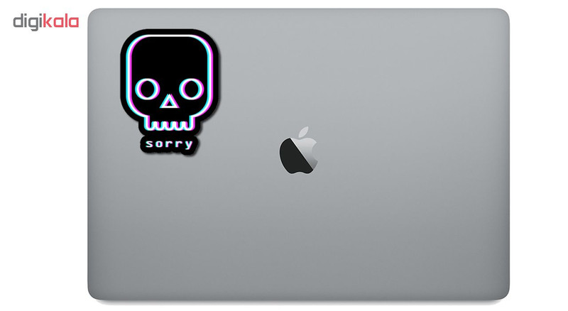 استیکر لپ تاپ طرح اسکلت کد STL1261