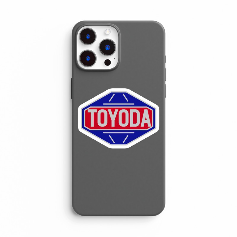 استیکر لپ تاپ و موبایل بووم طرح لوگو Toyota کد FD37