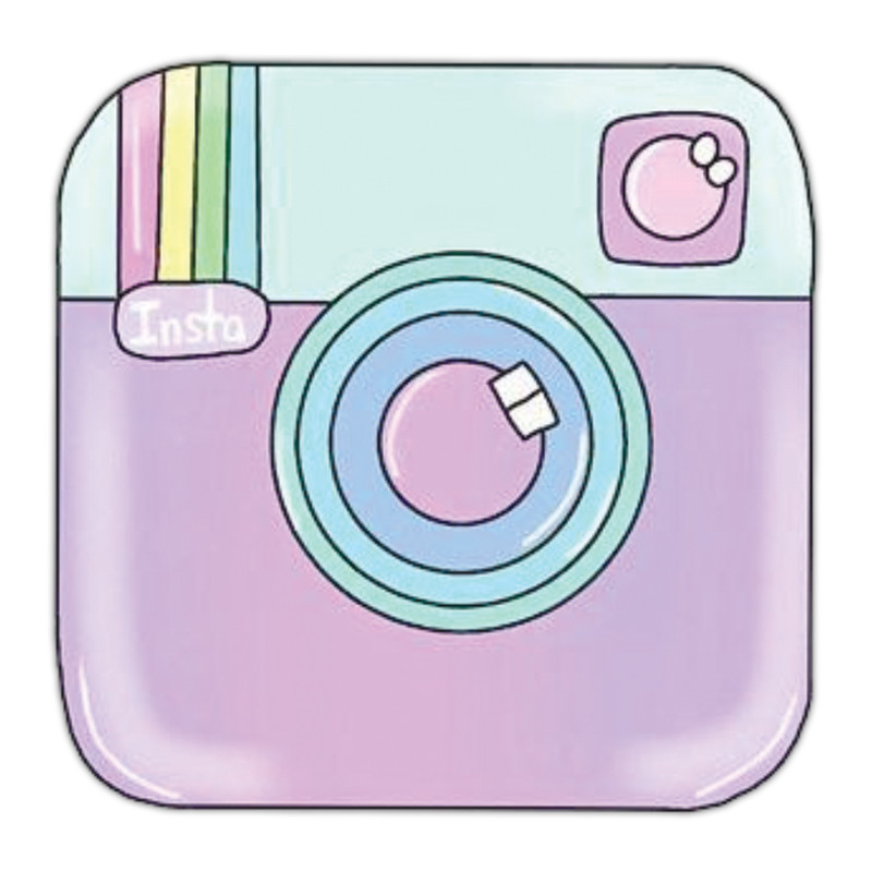 استیکر لپ تاپ طرح دوربین مدل instagram