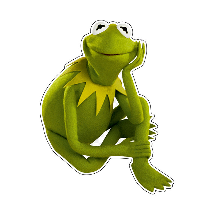 استیکر لپ تاپ طرح Kermit کد 02
