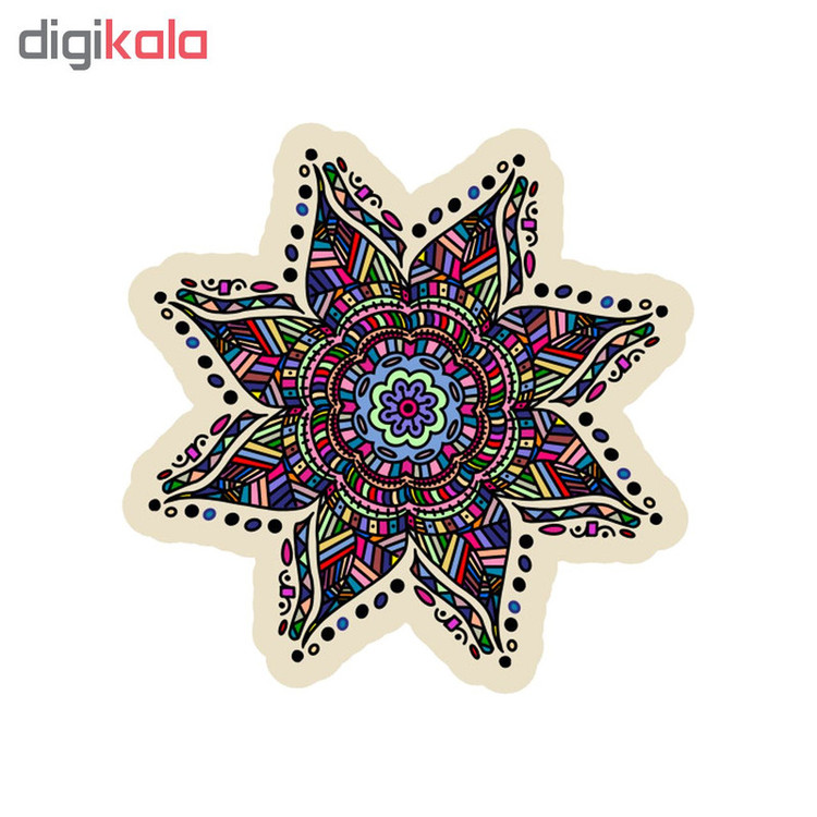 استیکر لپ تاپ طرح اسلیمی کد STL1221