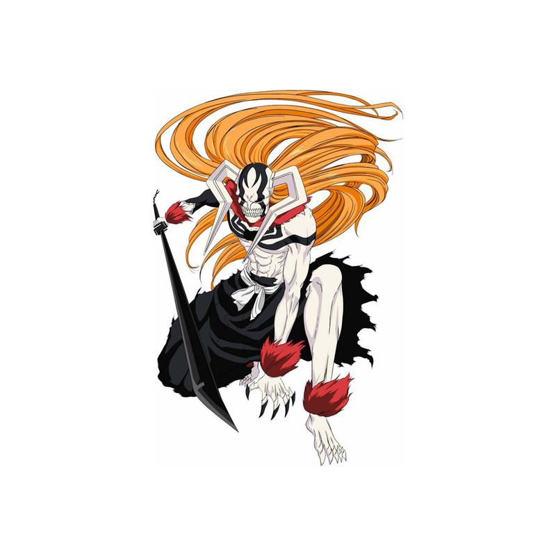 استیکر لپ تاپ و موبایل مدل انیمه طرح Bleach Ichigo Kurosaki کد 2867