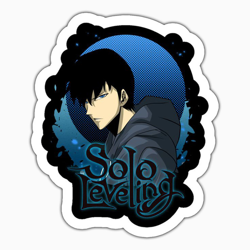 استیکر لپ تاپ و موبایل بووم طرح Anime Solo Leveling مدل Jingwoo کد PS84