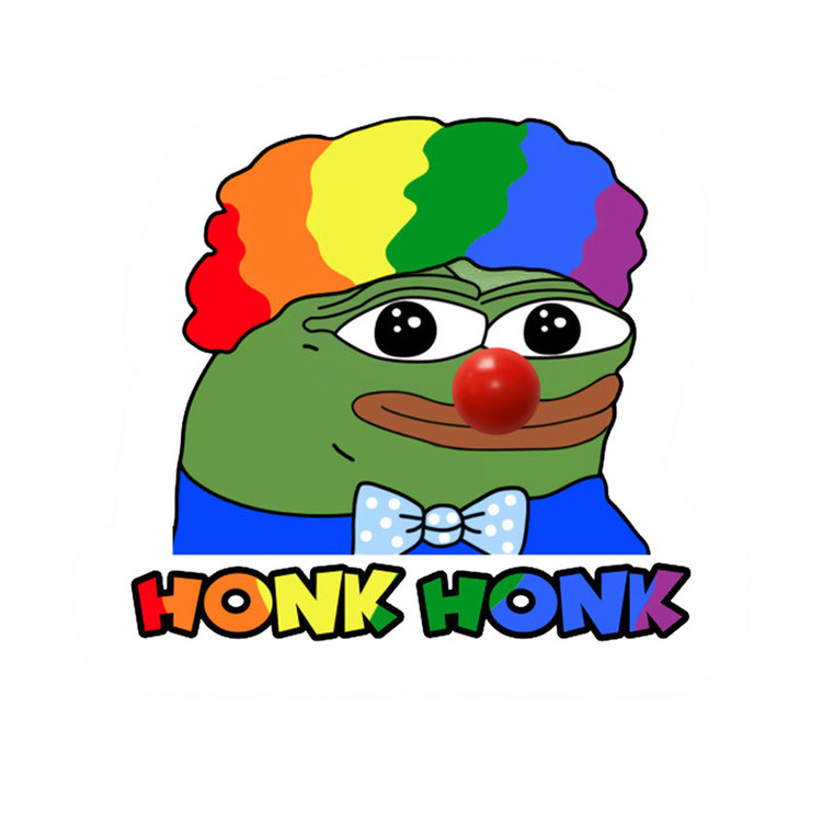 استیکر لپ تاپ طرح Honk Honk کد 487
