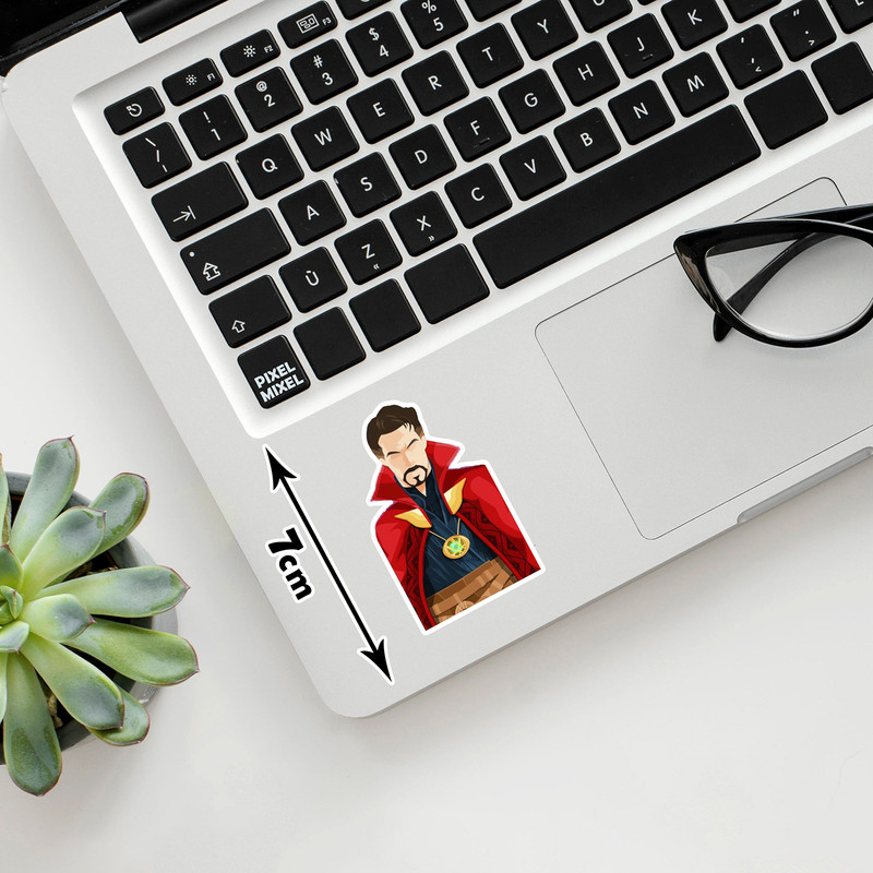 استیکر لپ تاپ پیکسل میکسل مدل دکتر استرنج