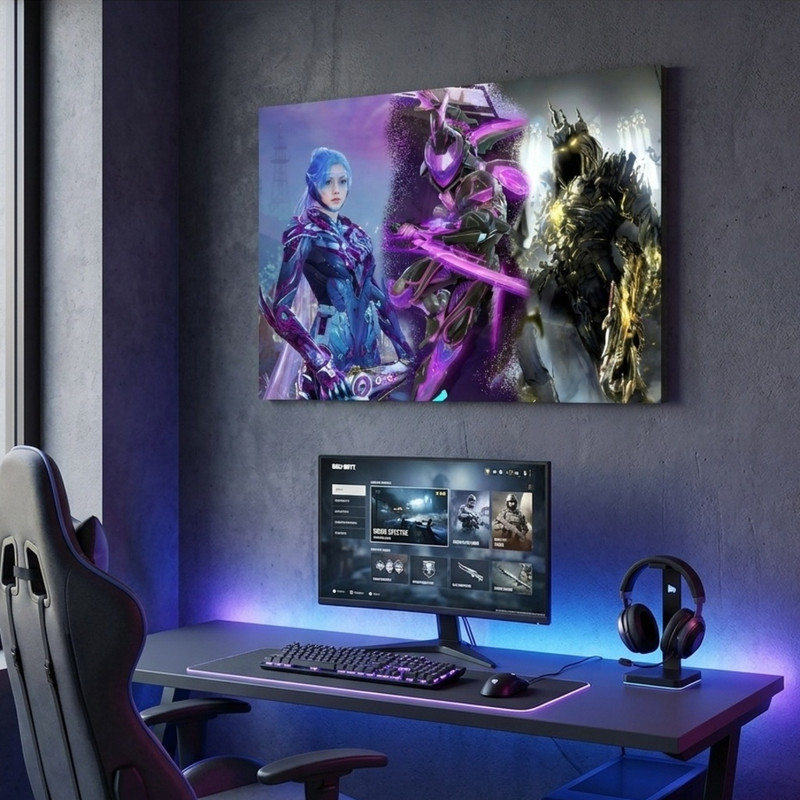 تابلو شاسی گوفی مدل گیم بازی کالاف دیوتی طرح Call of duty Siren Spectre Templar کد COD