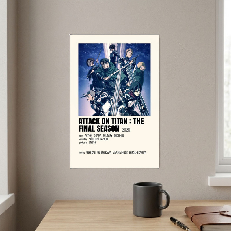 پوستر مدل انیمه اتک ان تایتان Attack on titan کد 172
