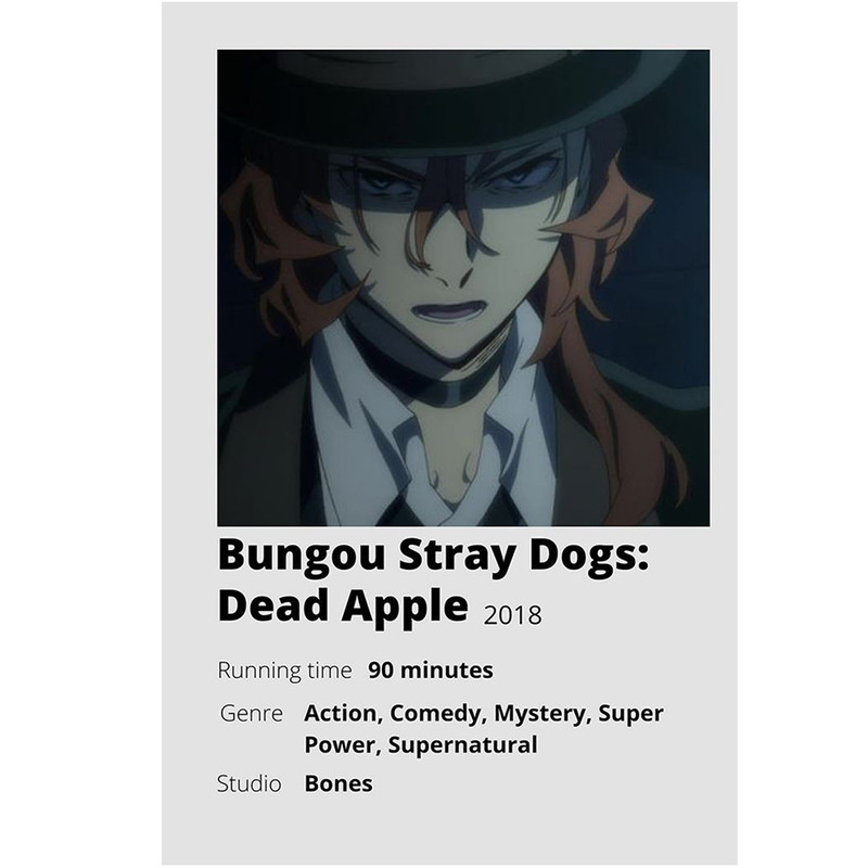 پوستر مدل انیمه سگ های ولگرد بانگو bungo stray dogs طرح چویا Chuya کد 1132