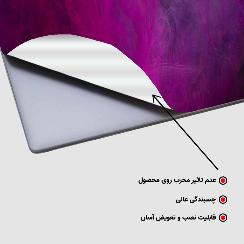 استیکر لپ تاپ طرح ink paint liquid کد N-308 مناسب برای لپ تاپ 15.6 اینچ