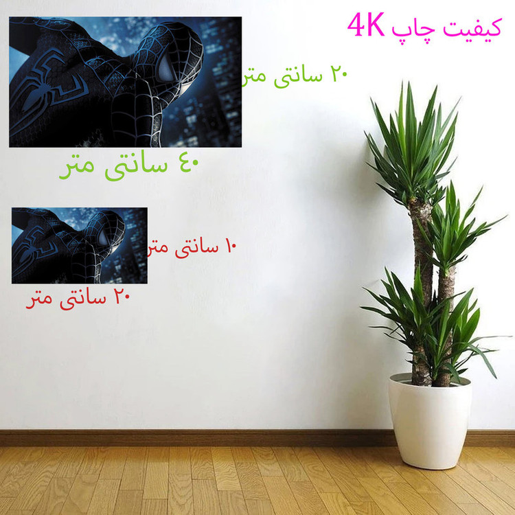 برچسب دیواری مدل مرد عنکبوتی 4k کد797