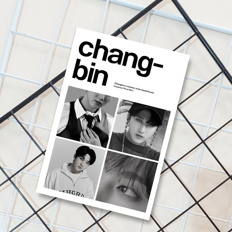 پوستر مدل استری کیدز Stray kids طرح چانگبین Changbin کد 985