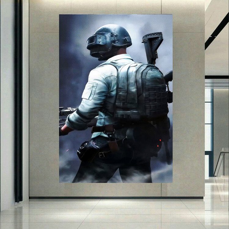 پوستر طرح گیم مدل PUBG کد AR18970