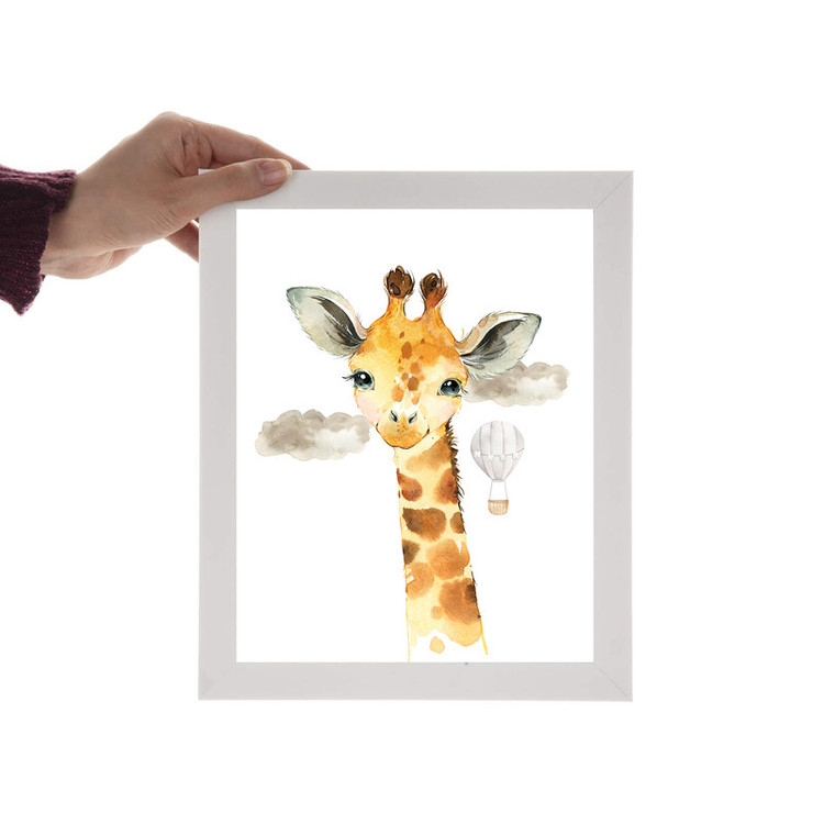 تابلو اتاق کودک مدل Elfap_Safari Animals بسته 2 عددی