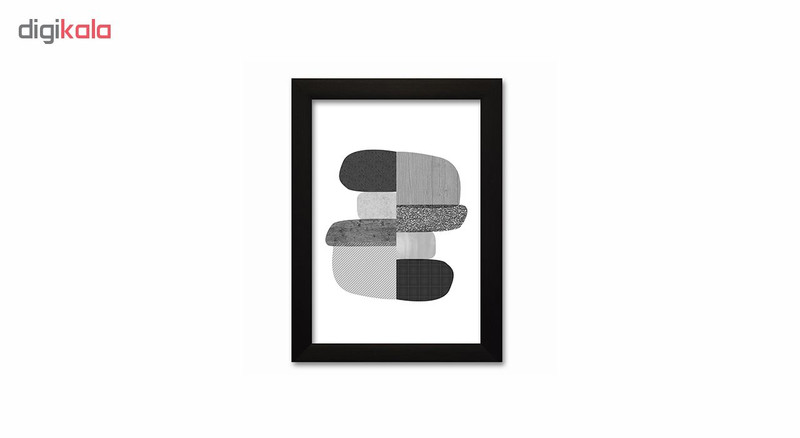 تابلو 7 تکه هیلما گالری کد HAP1136 BLACK