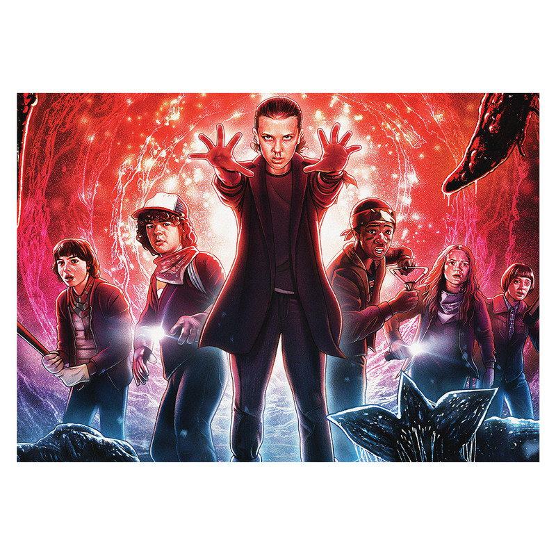 پوستر طرح چیزهای عجیب کد 1376 -Stranger Things