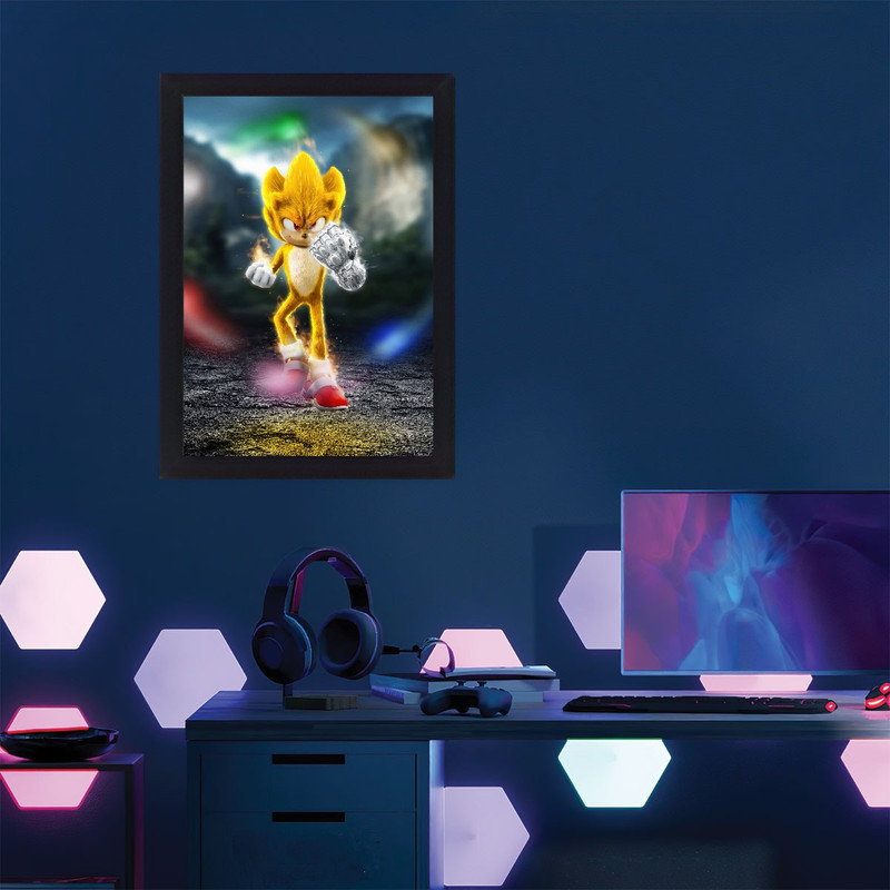استیکر و تابلو کودک و نوزاد طرح بازی سونیک مدل Sonic
