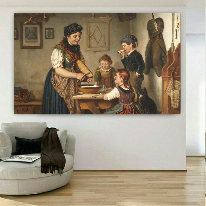 پوستر دیواری طرح خانواده در مزرعه مدل SD574