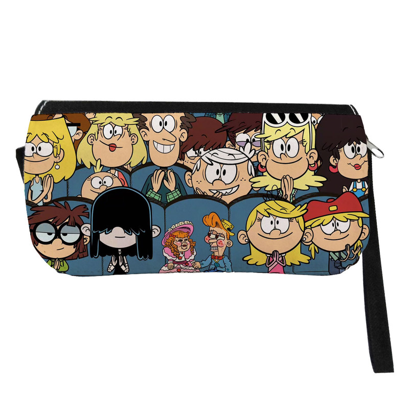 جامدادی مدل دوزیپ طرح انیمیشن خانه پر سر و صدا کد NI1153