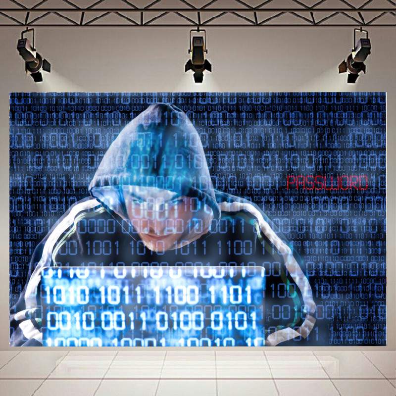 پوستر طرح هکر مدل Password کد AR15990