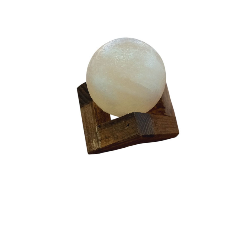 سنگ نمک دکوری مدل گوی پایه کد C05 بسته 2 عددی