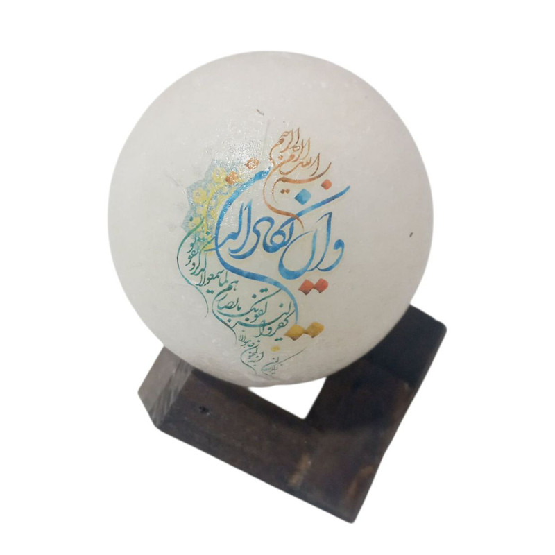 سنگنمک دکوری مدل گوی و پایه کد V2