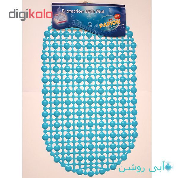 زیر پایی حمام پاپیون مدل L6670 سایز 63x35 سانتی متر