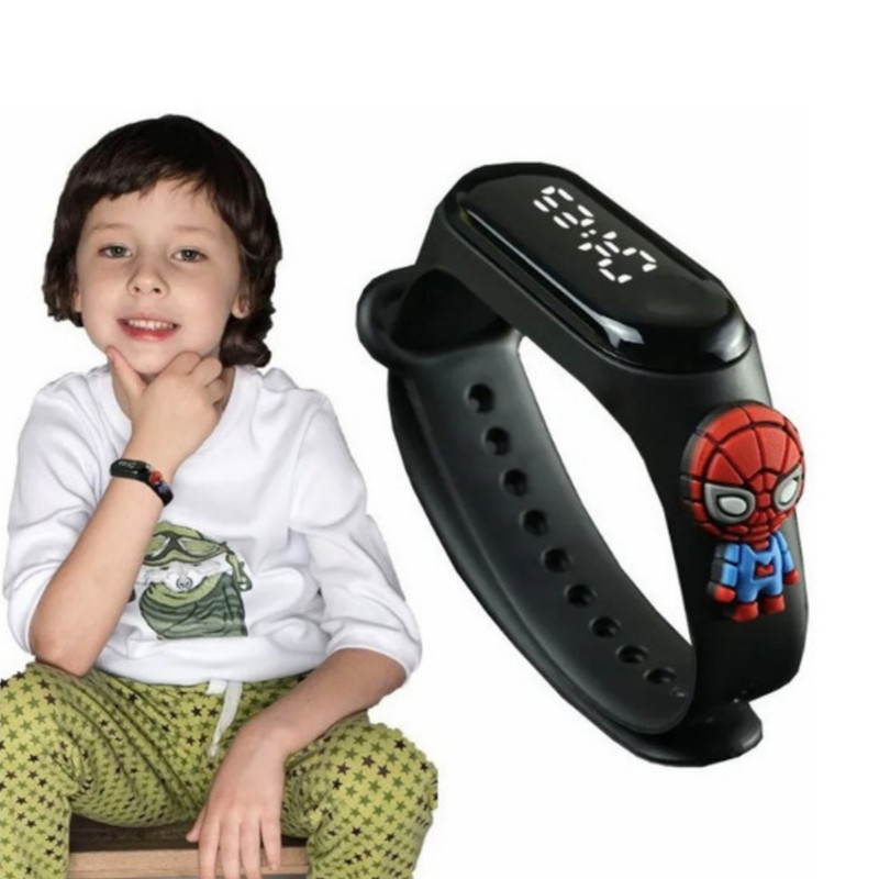 ساعت مچی دیجیتال پسرانه مدل Spiderman-tuch