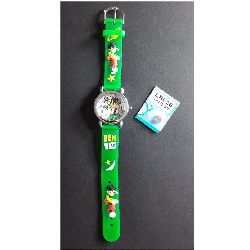 ساعت مچی عقربه ای پسرانه مدل BEN10 GRN X