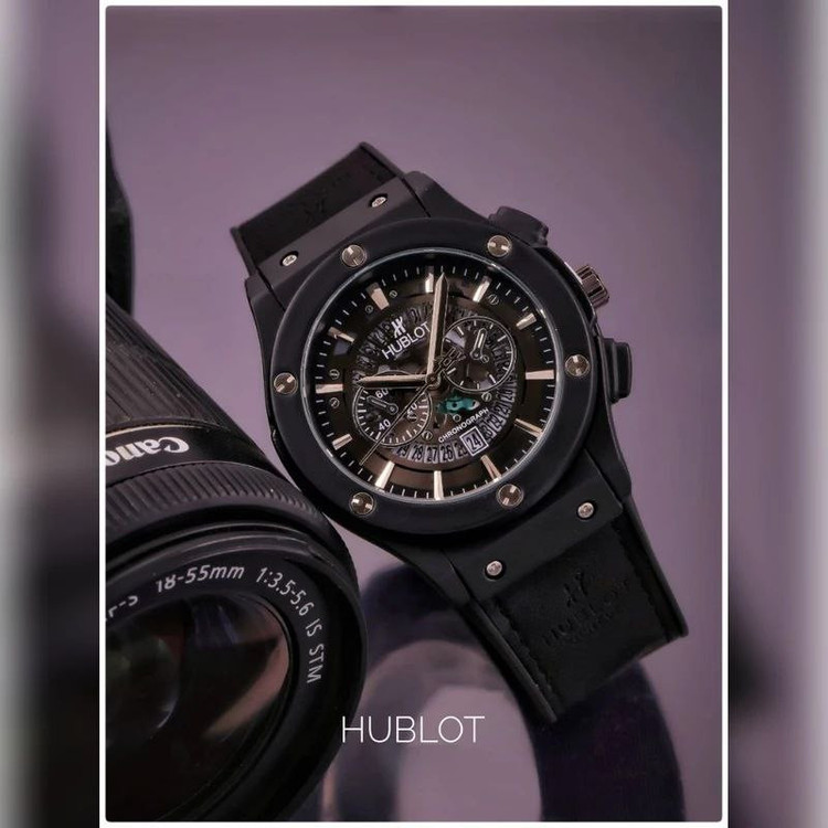 ست ساعت مچی عقربه ای زنانه و مردانه مدل اسکلتون بیگ بنگ M10_n
