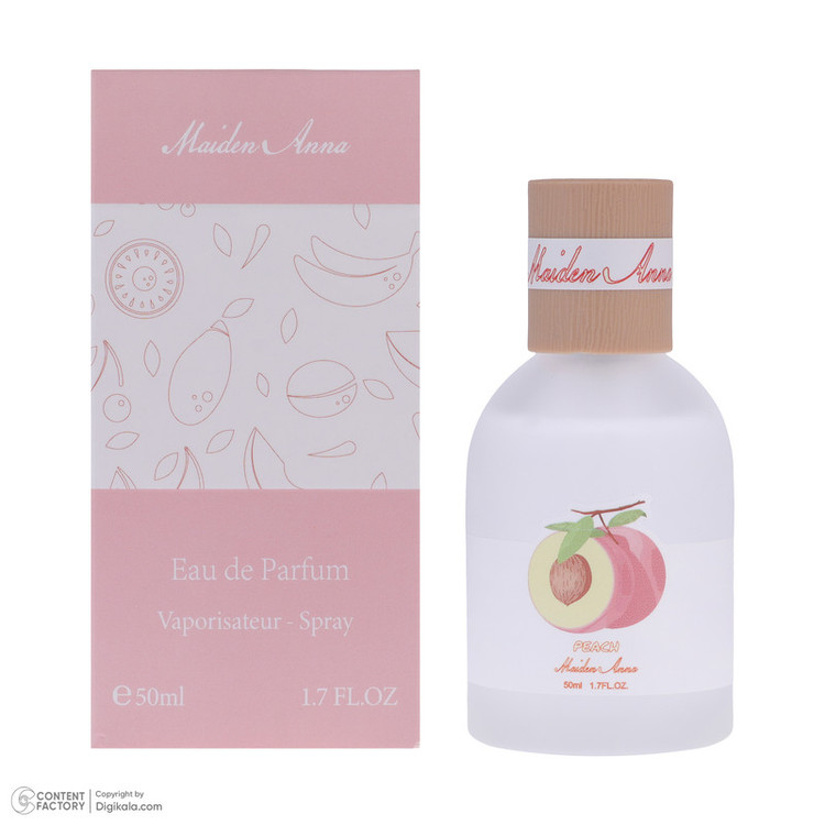 ادوپرفیوم زنانه میدن آنا مدل Peach حجم 50 میلیلیتر با رایحه میوه گلی معتدل