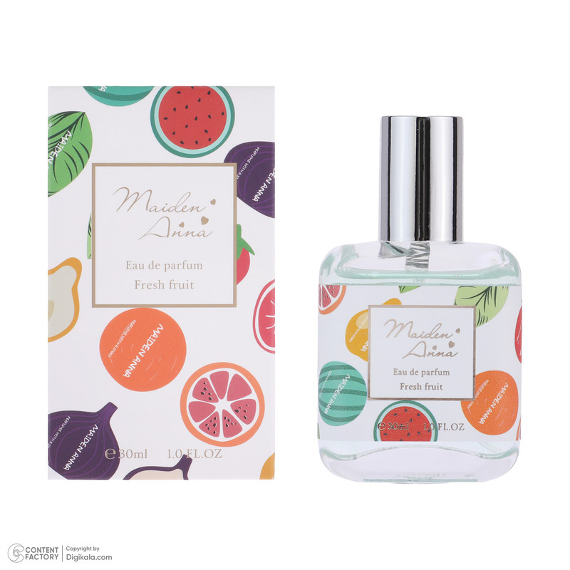 عطر جیبی زنانه میدن آنا مدل fresh fruit حجم 30 میلیلیتر، با رایحه خنک