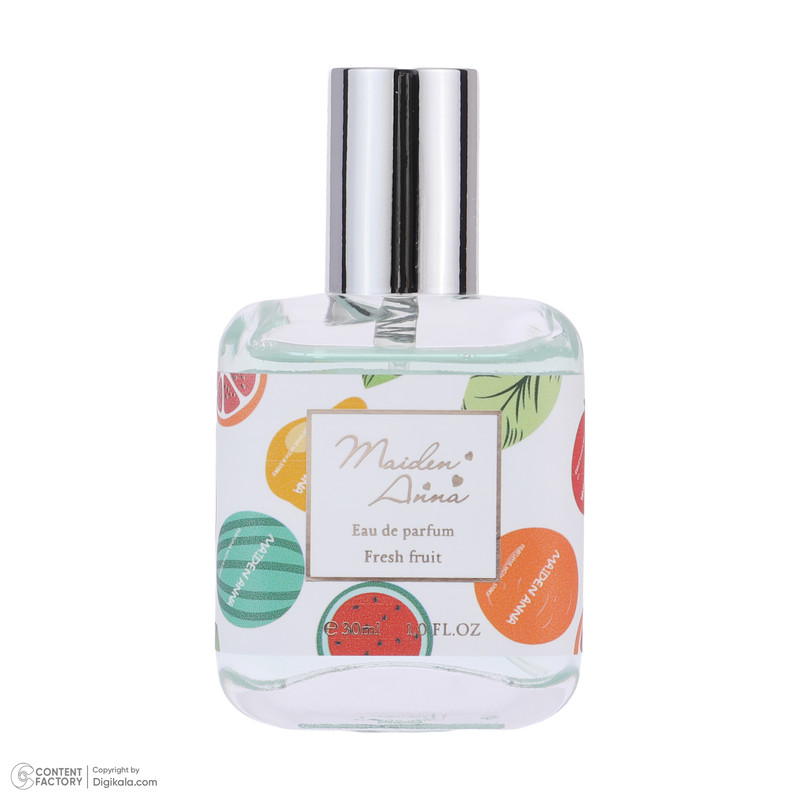 عطر جیبی زنانه میدن آنا مدل fresh fruit حجم 30 میلیلیتر، با رایحه خنک