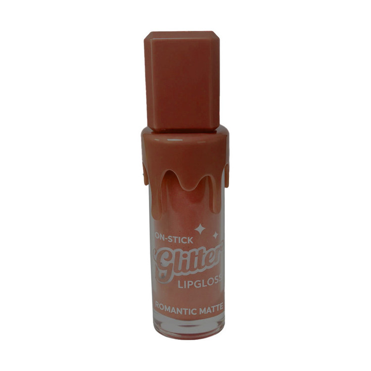 رژ لب مایع اکلیلی رومانتیک میت مدل Glitter شماره 182